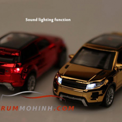 Xe mô hình RANGE ROVER 1:32 mạ vàng