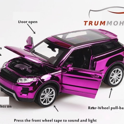 Xe mô hình RANGE ROVER 1:32 mạ vàng