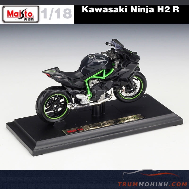 Xe Mô Hình Kawasaki Ninja H2R 1:18 Maisto - Trùm Mô Hình