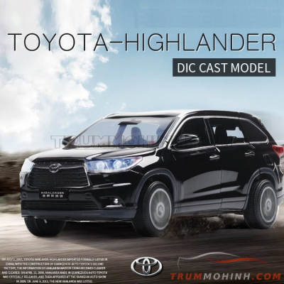 Xe mô hình Toyota Highlander 1:32 JackieKim