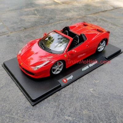 Xe mô hình Ferrari 458 Spider 1:24 Bburago