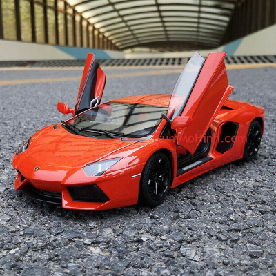 Xe mô hình Lamborghini Aventador LP700 Red 1:18 Welly-Fx