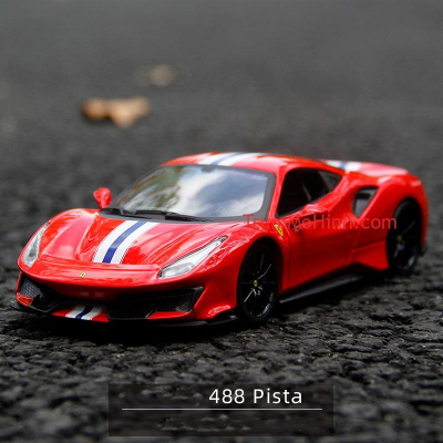 Xe mô hình Ferrari 488 Pista 1:24 Bburago