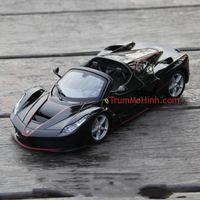 Xe mô hình Ferrari Laferrari Aperta Black 1:24 Bburago