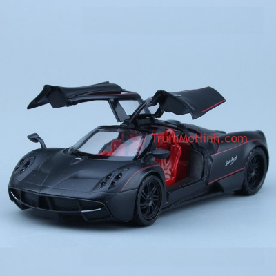 Xe mô hình Pagani Huayra Black Matte 1:24 Motormax