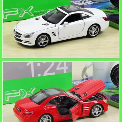Xe mô hình Mercedes SL500 1:24 Welly