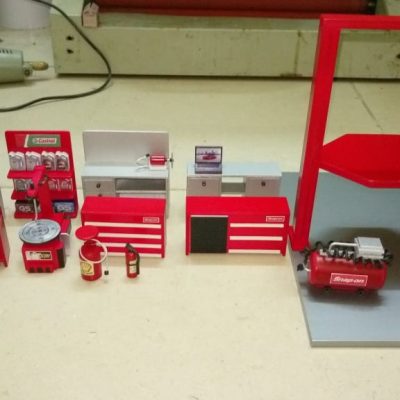 Mô hình phụ kiện gara