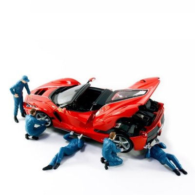 Set mô hình 5 thợ sửa xe 1:24 UNK