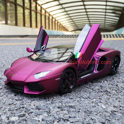Xe mô hình Lamborghini Aventador LP700 Purple 1:18 Welly-Fx