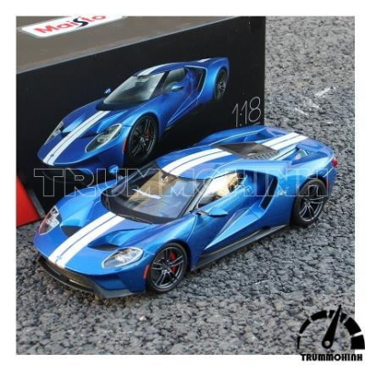 Xe mô hình 2017 Ford GT Blue 1:18 Maisto Exclusive