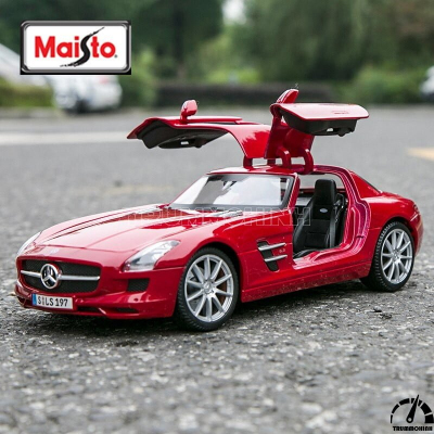 Xe mô hình Mercedes SLS Red 1:18 Maisto