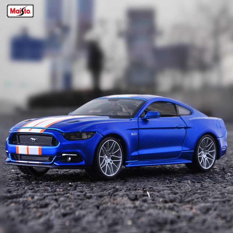  Modelo de coche Ford Mustang GT Azul Mod Maisto Aduana