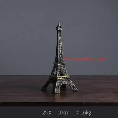 Mô hình tháp Eiffel 25cm | Trang trí phòng khách, quán cà phê, studio
