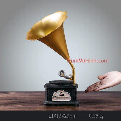 Mô hình Máy hát cổ điển | Trang trí phòng khách, quán cà phê, studio