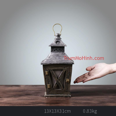 Mô hình Đèn bão cổ điển | Trang trí phòng khách, quán cà phê, studio