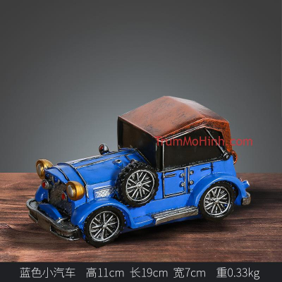 Mô hình Xe ô tô cổ | Trang trí phòng khách, quán cà phê, studio