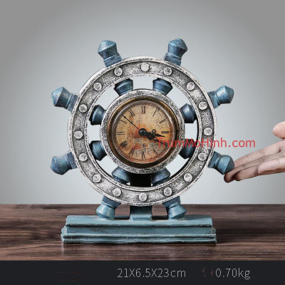 Mô hình Bánh lái tàu cổ điển | Trang trí phòng khách, quán cà phê, studio