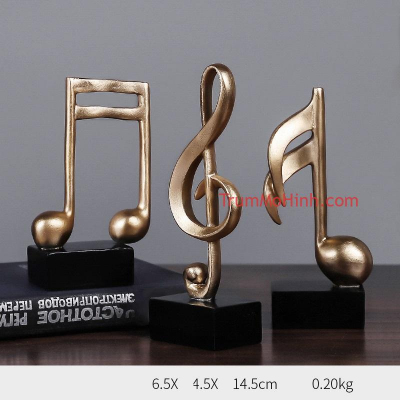 Bộ nốt nhạc mô hình | Trang trí phòng khách, quán cà phê, studio