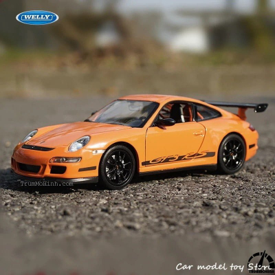 Xe mô hình Porsche 911 GT3 RS (997) 1:24 Welly