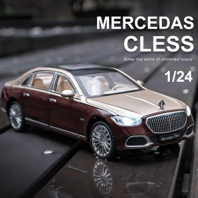 1 22 Benz Maybach S680 Alloy Metal Car Model Diecast Metal Toy Vehicles Car Model High