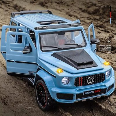 1 24 Scale Brabus G800 Alloy Car Model Light Sound Effect Diecast Car Suv Toys For