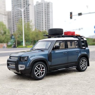 2022 New 1 24 Land Rover Defender Alloy Car Model Diecast Metal Toy Off Road Vehicles